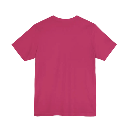 Magenta short-sleeved t-shirt from Peach Retro Bus Unisex Jersey Tee collection