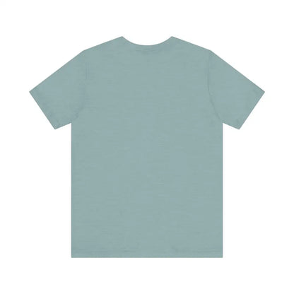 Light blue Peach Trophy Girlfriend Unisex T-Shirt displayed on a hanger