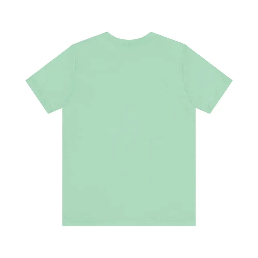 Mint green Peach Trophy Girlfriend Unisex T Shirt displayed prominently