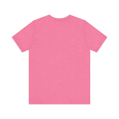 Pink Peach Trophy Girlfriend Unisex T-Shirt displayed on a neutral background