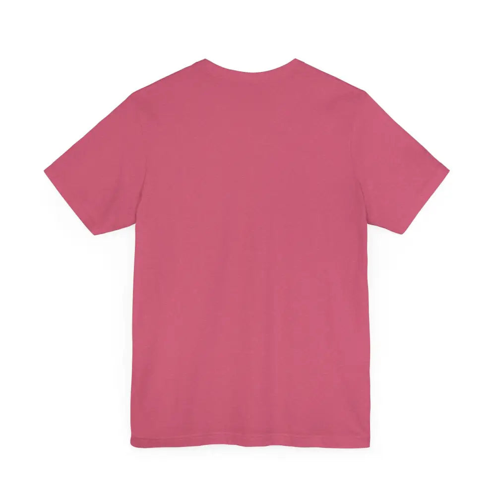 Pink short-sleeved Peach Trophy Girlfriend Unisex T Shirt for casual wear
