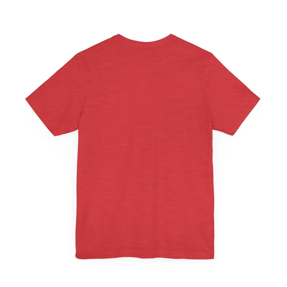 Red Peach Trophy Girlfriend Unisex T Shirt displayed on a neutral background