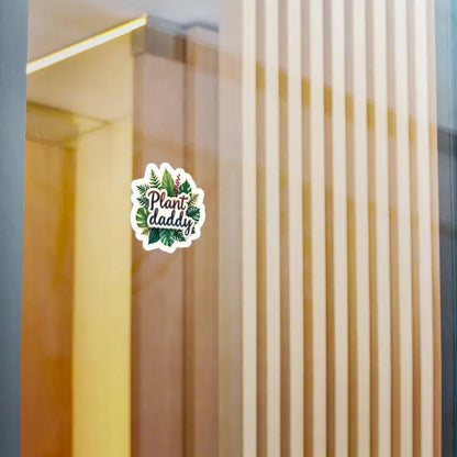 Plant Daddy Sticker with Foliage Decal featuring vibrant plant-themed design