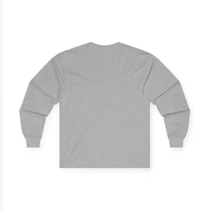 Gray long-sleeved shirt featuring Plant Lover design and humorous gardening message