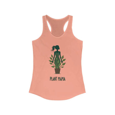 Peach-colored tank top from Plant Mama for active lifestyle women