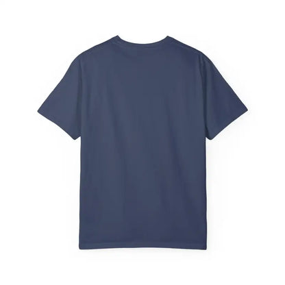Navy blue Retro Beach Collage T Shirt showcasing stylish beach-themed graphics