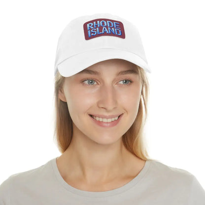 White baseball cap from Rhode Island Baseball Caps and Dad Hats collection
