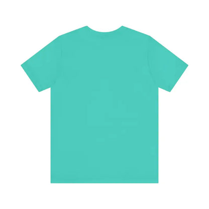 Aqua-colored Rhode Island Bridge Graphic Tee Unisex Short Sleeve T-Shirt displayed