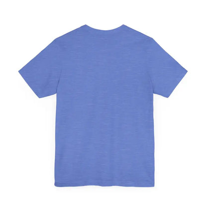 Blue short-sleeved Rhode Island Bridge Graphic Tee unisex T-shirt displayed upright