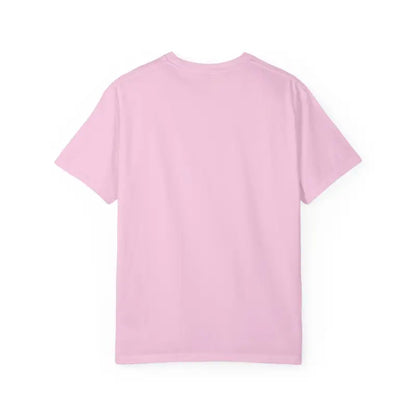 Pink short-sleeved Rhode Island Garment Dyed Unisex T-Shirt for a casual coastal vibe