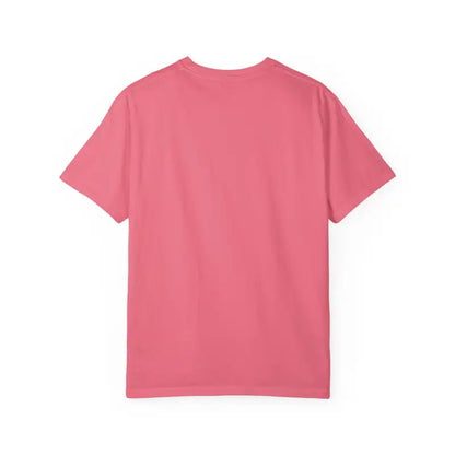 Pink short-sleeved t-shirt from Rhode Island Garment Dyed Unisex Collection