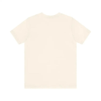 Plain cream-colored t-shirt from the Rhode Island Graphic Tee Pink Unisex Jersey collection