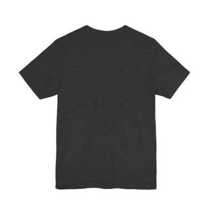 Black Rhode Island Graphic Unisex Jersey Tee displayed on a neutral background