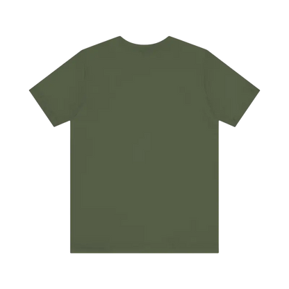 Olive green Rhode Island Graphic Unisex Jersey Tee showcasing a stylish design