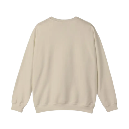 Beige crewneck sweatshirt from Rhode Island Sunset collection in Black, White, and Pink