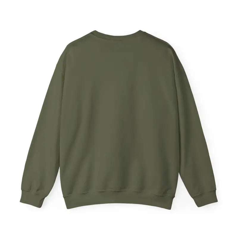 Olive green crewneck sweatshirt from Rhode Island Sunset, Unisex Heavy Blend collection