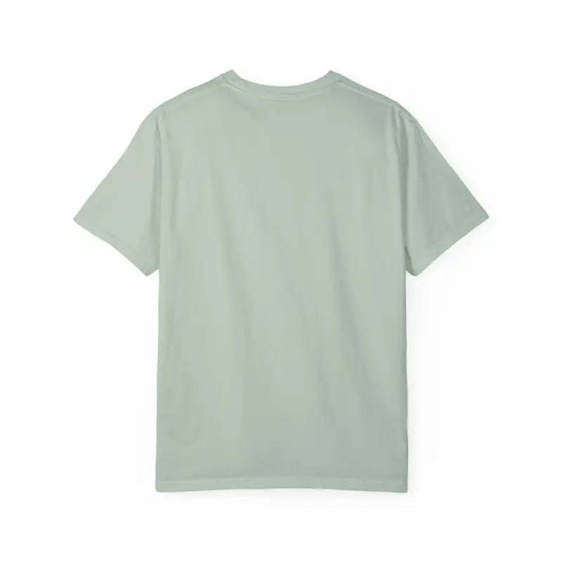 Light green Rhode Island Unisex Garment Dyed Summer T Shirt displayed on a mannequin