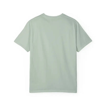 Light green Rhode Island Unisex Garment Dyed Summer T Shirt displayed on a mannequin