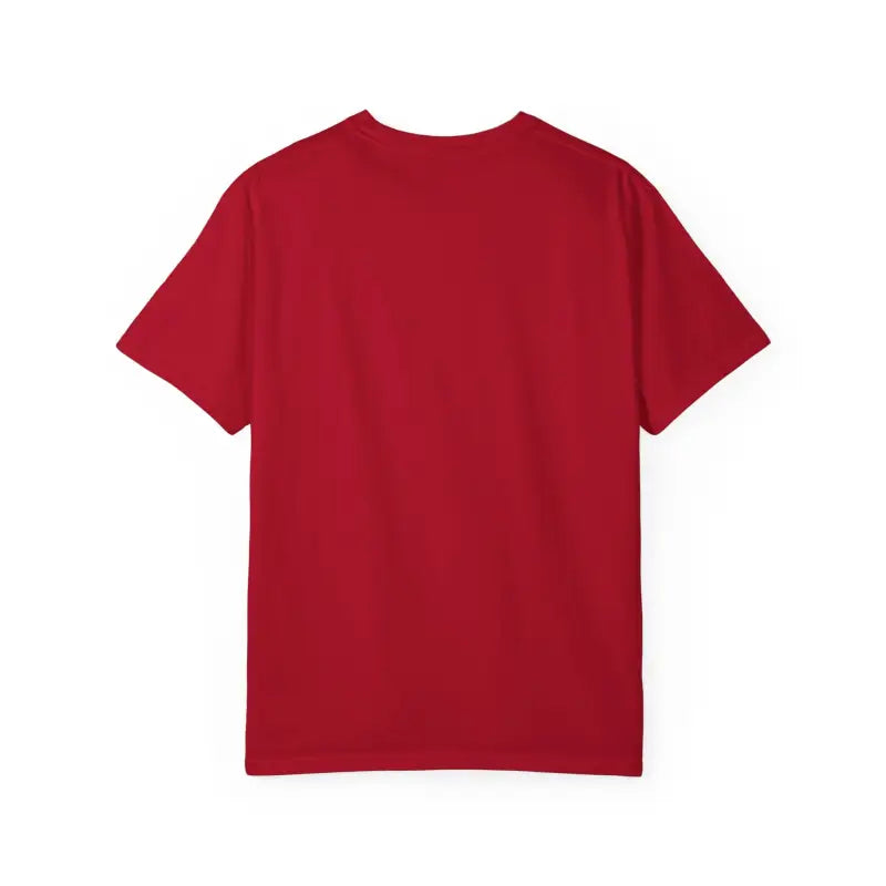 Red short-sleeved t-shirt from Rhode Island Unisex Garment Dyed Summer T Shirt collection