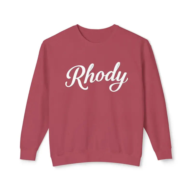 Maroon Rhody Unisex Lightweight Crewneck Sweatshirt for ultimate comfort and style