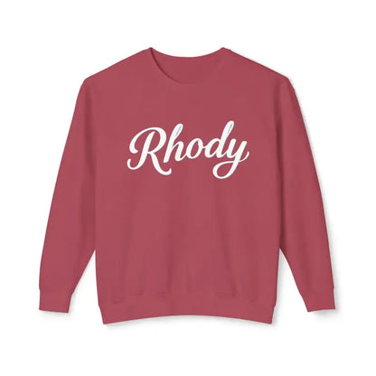 Maroon Rhody Unisex Lightweight Crewneck Sweatshirt for ultimate comfort and style