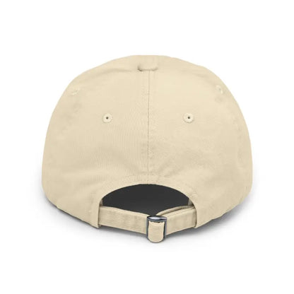 Beige baseball cap back view from Rhody Vintage Style Hat for casual wear