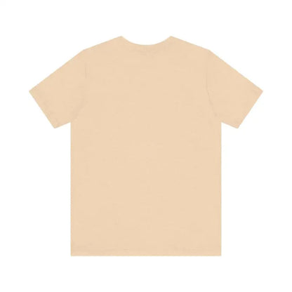 Beige short-sleeved Rooster Graphic T-Shirt featuring black, white, and dark grey design