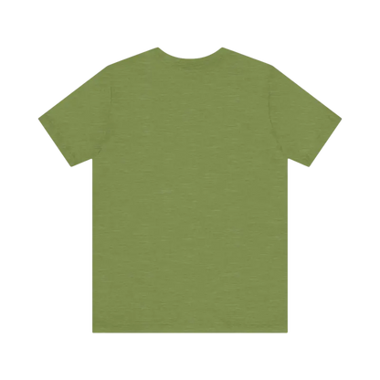Olive green STEM Chariho Unisex Jersey Short Sleeve Tee for science enthusiasts