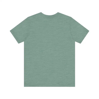 Seafoam green t-shirt from the Seafoam Olive Salmon and Heather Green Unisex Jersey Tee