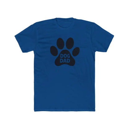 Blue Dog Dad T-shirt from Simple Dog Dad Unisex Cotton Crew Tee collection