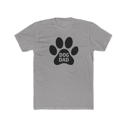 Gray Dog Dad t-shirt from Simple Dog Dad Unisex Cotton Crew Tee collection