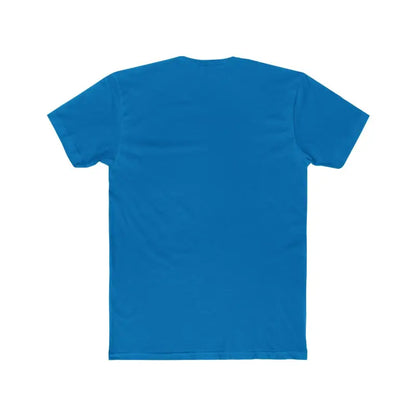 Blue crew neck t-shirt from Simple Dog Dad Unisex Cotton Crew Tee collection
