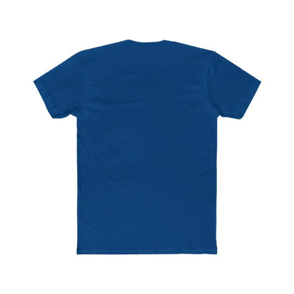 Blue crew neck t-shirt from Simple Dog Dad Unisex Cotton Crew Tee collection