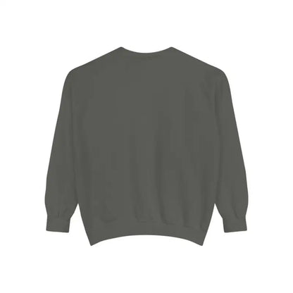 Gray crewneck sweatshirt from Sitting on the Dock Bite Me Unisex collection