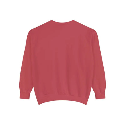 Red crewneck sweatshirt from Sitting on the Dock Bite Me Unisex Garment Dyed collection
