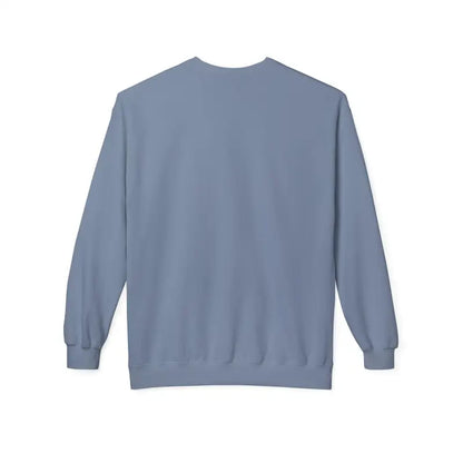 Blue crewneck sweatshirt from the Skier Graphic and Snow Bum Sweatshirts collection