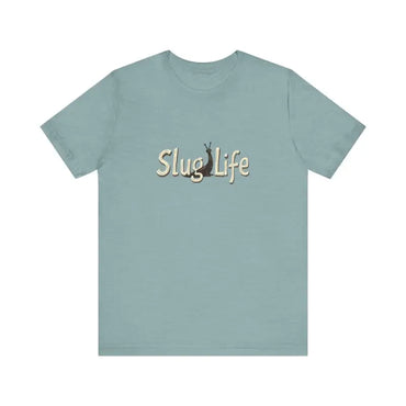 Light blue Slug Life Unisex Classic Tee Shirt for casual wear and style
