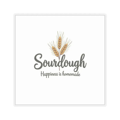 Sourdough Bakery logo sticker featuring a wheat graphic design