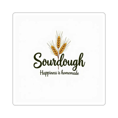 Sourdough Bakery Sticker featuring a wheat illustration for artisanal baking enthusiasts