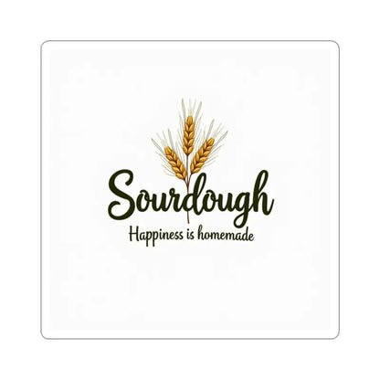 Sourdough Bakery Sticker featuring a wheat illustration for baking enthusiasts