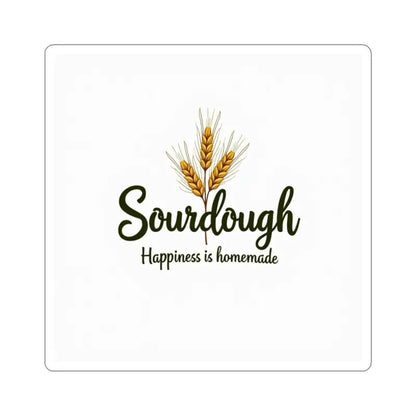 Sourdough Bakery Sticker featuring a wheat graphic for artisanal bread enthusiasts