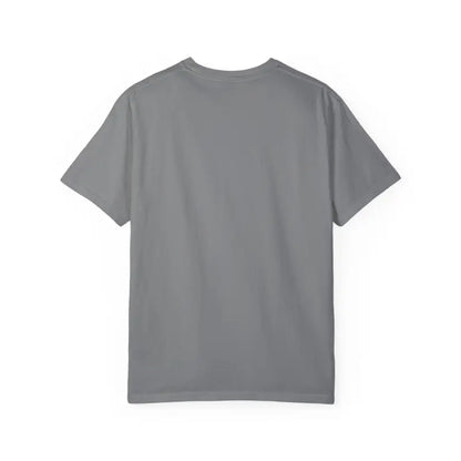 Gray short-sleeved t-shirt from Stay Out Of My Business with cartoon graphics