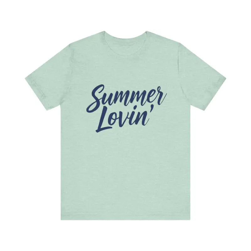 Light green t-shirt from the Summer Lovin Unisex Jersey Tee collection