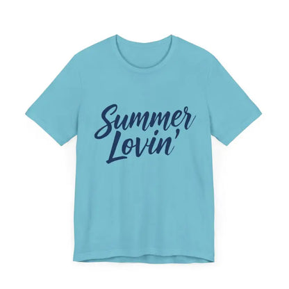 Light blue Summer Lovin t-shirt from Summer Lovin Unisex Jersey Tee collection