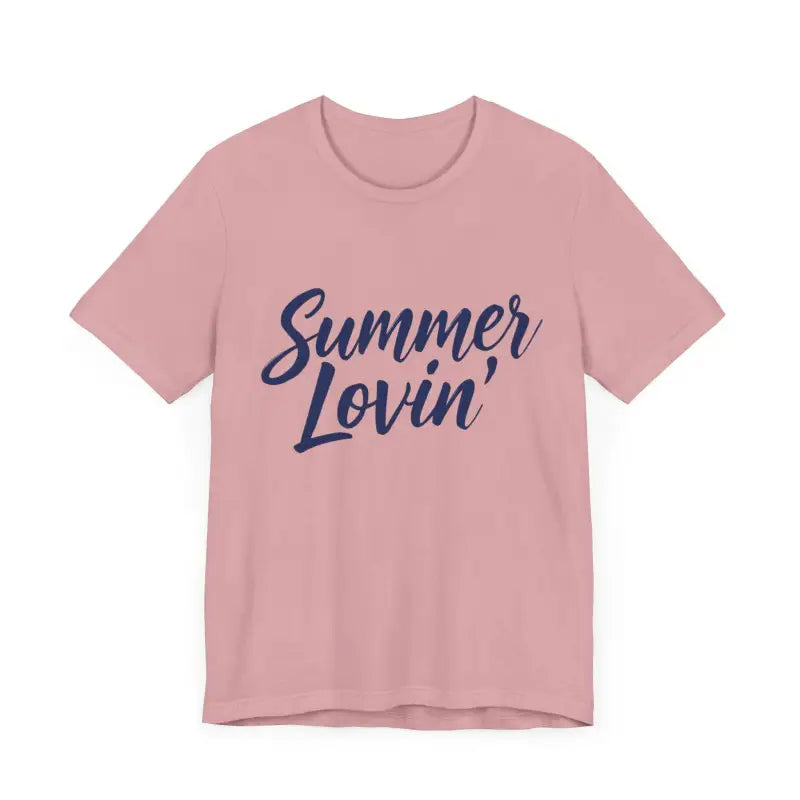Pink Summer Lovin t-shirt featured in Summer Lovin Unisex Jersey Tee collection