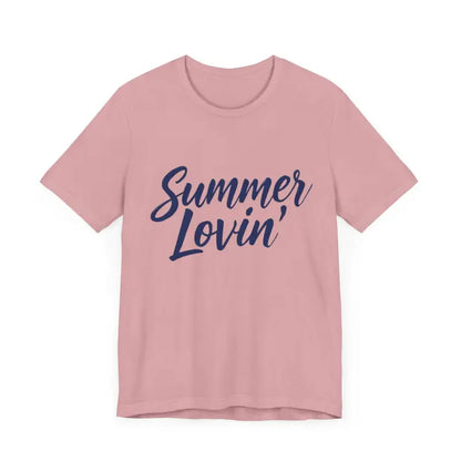 Pink Summer Lovin t-shirt featured in Summer Lovin Unisex Jersey Tee collection