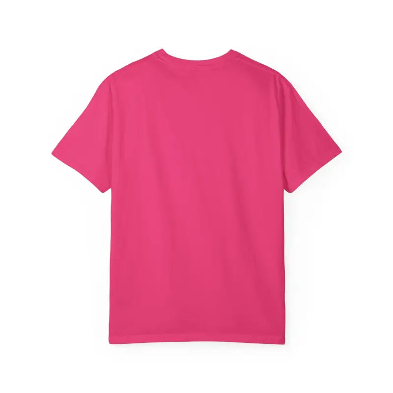 Pink short-sleeved T-shirt from Take the Scenic Route Unisex Garment-Dyed T-shirt Adventure