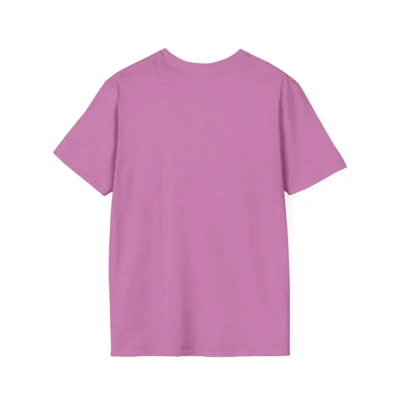 Orchid-colored short-sleeved t-shirt from the Twisted Unisex T Shirt collection