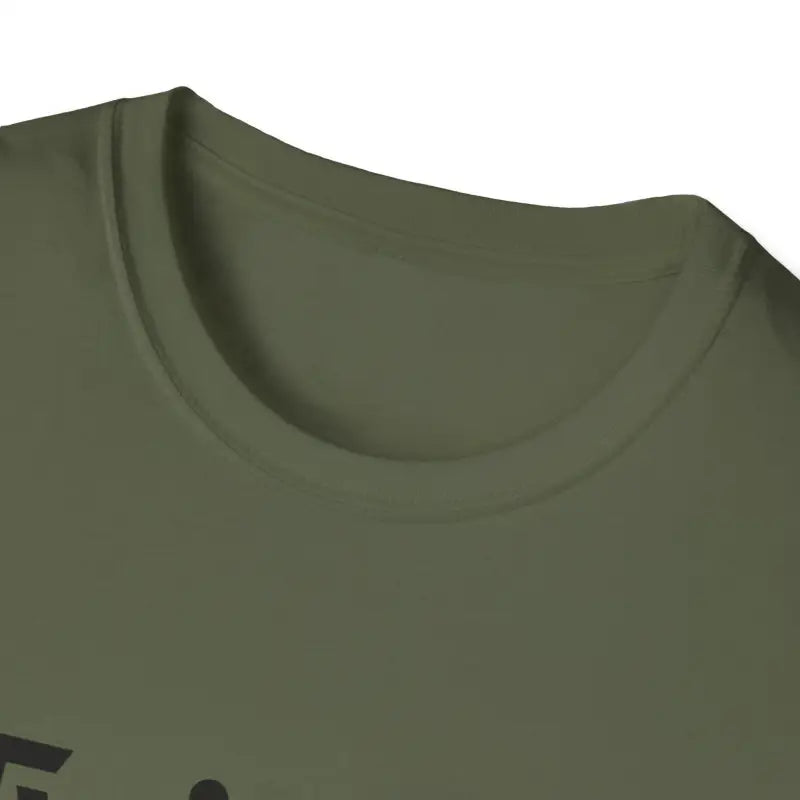 Olive green unisex t-shirt from Twisted with stylish yellow accents