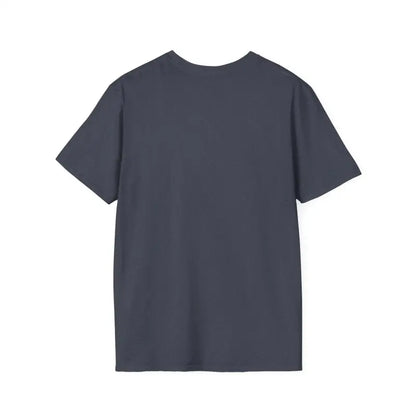 Gray short-sleeved T-shirt from the Twisted Unisex Collection in Olive Green and Yellow